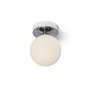 Koupelnová - RED R12200 BOLLY stropní opálové sklo/chrom 230V LED 6W IP44 3000K - RED - DESIGN RENDL - foto 2