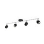 Bodová - PH 50614/30/P0 LED Bodové svítidlo Philips Rivano 50614/30/P0 4x4,3W černé 2700K - PHILIPS (915005695801) - foto 2