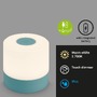 Na stůl - BRILO 7461010 LED nabíjecí stolní lampa, 7 cm, 2W, 150lm, modrá - BRILO - foto 2