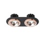 Hranatá - RED R13243 SHARM R II zápustná černá měď/měď 230V LED 2x10W 24° 3000K - RED - DESIGN RENDL - foto 2