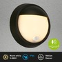 Nástěnná - BRI 3785015 Puni LED venkovní nástěnné svítidlo, pohybové čidlo, soumrakový senzor, nabíjecí, černá - BRILONER - foto 2
