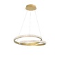 Kruhová - NV 9818510 Závěsné svítidlo GRANIA matný zlatý hliník a akryl LED 25W 230V 3000K IP20 stmívatelné - NOVA LUCE - foto 2