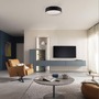 Kruhová - LD 14593-18 Kolekce Schöner Wohnen LED stropní svítidlo TAVOLI, černá, kruhové průměr 28,5cm, stmívatelné, dálkový ovladač, 2700-6500K - JUST LIGHT - foto 2
