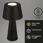 Na stůl - BRILO 7437015 LED nabíjecí stolní lampa pr.16,5 cm 3,5W 400lm černá - BRILO - foto 2