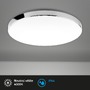 Kruhová - BRI 3351-216 LED stropní svítidlo, pr. 35,5 cm, 18 W, bílé-chrom - BRILONER - foto 2