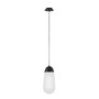 Dekorativní - NV 9092824 Závěsné svítidlo BLAKY matný černý kov a opálové sklo E14 1x5W bez žárovky - NOVA LUCE - foto 2