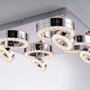 Hranatá - LD 14522-17 TIM LED stropní svítidlo, chrom, 4-ramenné, design 3000K - LEUCHTEN DIREKT / JUST LIGHT - foto 2