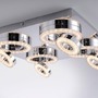 Hranatá - LD 14522-17 TIM LED stropní svítidlo, chrom, 4-ramenné, design 3000K - LEUCHTEN DIREKT / JUST LIGHT - foto 2