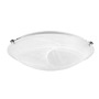 Kruhová - NV 605802 Stropní svítidlo GIORNO alabastrové sklo chromovaný kov E27 2x12W - NOVA LUCE - foto 2