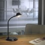 Stolní lampy pracovní - LD 14414-18 PUCKI LED stolní lampa černá bezdrátové nabíjení telefonu dotykový stmívač nastavitelné 3000K - JUST LIGHT - foto 2