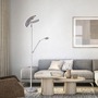 Stojací lampy - PN 678-55 PURE Mutil LED stojací lampa se čtecí lampou stmívatelné 2700-5000K hliník - PAUL NEUHAUS - foto 2