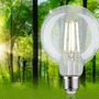 E27 - P 29123 Eco-Line Filament 230V LED Globe G95 E27 4W 3000K čirá - PAULMANN - foto 2