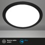 Kruhová - BRI 3766015 LED stropní svítidlo, 31 cm, 12W, 1250lm, černá - BRILONER - foto 2