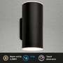 Nástěnná - BRI 3786015 Lima LED venkovní nástěnné svítidlo, nabíjecí, 3 krokový dotykový stmívač, časovač, černé - BRILONER - foto 2