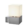 Dekorativní - LA 1000336 SQUARE WALL E27 venkovní stojací lampa nerezová ocel 304 max. 20W IP44 - BIG WHITE (SLV) - foto 2