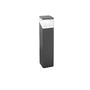 Sloupková - NV 813104 Venkovní sloupkové svítidlo LOCK hliník tmavě šedá bílý a čirý akrylový difuzor LED 12W 220-240V 45st. IP54 3000K nebo 4000K - NOVA LUCE - foto 2