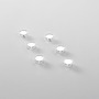 Zapuštěná - FAN LED-RIDER-R6 Sada 6 zápustných venkovních svítidel LED RIDER DC 12 V nikl 6x0,6 W 360 lm 4000 K IP67 3x3,7 cm - FANEUROPE - foto 2