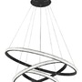 Kruhová - NV 9481093 Závěsné svítidlo NAGER černý hliník a akryl LED 62W 230V 3000K IP20 stmívatelné - NOVA LUCE - foto 2