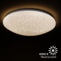 Kruhová - BRILO 3226016 LED stropní svítidlo hvězdné nebe, pr. 48 cm, 24 W, bílé (starý kód: BRILO 3226-016) - BRILO - foto 2