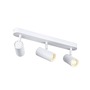 Bodová - LA 1008705 NOBLO® nástěnné a stropní svítidlo, trojité, kulaté, 2000-3000K, 22W, Dim-to-Warm, PHASE, 36°, bílé - BIG WHITE (SLV) - foto 2