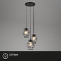 Vícečetná - BRI 4870-035 Závěsné svítidlo, pr. 30 cm, max. 60 W, černá - BRILONER - foto 2