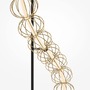 Stojací lampy - M MOD216FL-L38G3K Stojací lampa Golden Cage 3000K 48W teplá bílá zlatý kov  - MAYTONI - foto 2