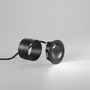 Zapuštěná - FAN INC-ONYX-R1C NERO Schodišťové světlo Onyx (kulaté, černá) LED 2 W, 420 lm, 3000 K, IP54, 7,4 x 4,8 cm - FANEUROPE - foto 2