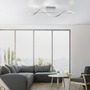 Smart Home Paul Neuhaus - PN 6385-55 Paul Neuhaus LED stropní svítidlo Q-SWING stříbrná stmívatelné Smar Home ZigBee 2700-5000K - PAUL NEUHAUS - foto 2
