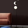 Stojací lampy - NOR 48613003 Stojací lampa Lilly 3x15W E14 černá opál - NORDLUX - foto 2