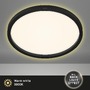 Hranatá - BRI 7364-015 Svítidlo LED panel, 42,2 cm, 3000 lm, 22 W, černá - BRILONER - foto 2