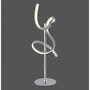 Stolní lampy dekorační - LD 19030-21 CURLS LED stolní lampa ve stříbrné barvě se zakřiveným ramenem plynulé stmívání vypínačem SimplyDim 3000K - LEUCHTEN DIREKT / JUST LIGHT - foto 2