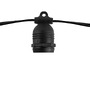 Spotřební materiál a příslušenství - Venkovní String Light 15PCS E27 14.4M Pevné zásuvky - Žárovky nejsou součástí balení - foto 2