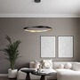 Kruhová - NV 9030643 AKCE - Závěsné svítidlo DOBI CCT černé / zlaté LED 40W 1472lm 2700-5000K stmívatelné - NOVA LUCE - foto 2