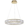 Kruhová - NV 9333075 Závěsné svítidlo AURELIA zlatý kov a křišťál LED 40W 230V 3500K IP20 stmívatelné - NOVA LUCE - foto 2