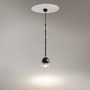 Koule - M MOD227PL-01B Závěsné svítidlo Ros GU10 20W černé kov průhledné sklo - MAYTONI - foto 2