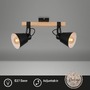 Bodová - BRILO 2406-025 Bodové svítidlo 40 cm 2x E27 40W černá - BRILO - foto 2