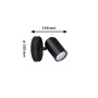 Dekorativní - P 66774 Spotlight Zyli IP44 GU10 230V max. 10W černá mat - PAULMANN - foto 2