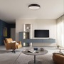 Kruhová - LD 14594-18 Kolekce Schöner Wohnen LED stropní svítidlo TAVOLI, černá, kruhové průměr 39cm, stmívatelné , dálkový ovladač, 2700-6500K - JUST LIGHT - foto 2