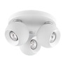 Bodová - NV 665002 Bodové svítidlo TORE matný bílý hliník GU10 3x10W 230V IP20 bez žárovky - NOVA LUCE - foto 2