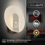 Nepřímé osvětlení - BRI 3889012 Taro nástěnné svítidlo - 2,5W, 100lm, bezdrátové, LED, s pohybové čidlo, matný nikl - BRILONER - foto 2
