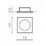 Hranatá - AZZ AZ1825 Ivo Square (white) - AZZARDO - foto 2