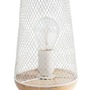Stolní lampy dekorační - NV 9014065 Stolní lampa MARCO bílý kov přírodní dřevo E27 1x12W 230V IP20 bez žárovky - NOVA LUCE - foto 2