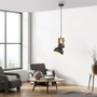 Dekorativní - LD 15741-18 CUP 2.0 závěsné svítidlo průměr 16cm 1 ramenné dřevo z akácie nastavitelná výška - JUST LIGHT - foto 2