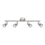 Bodová - NV 660004 Bodové svítidlo BASE nikl satén kov GU10 4x5W IP20 bez žárovky - NOVA LUCE - foto 2