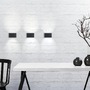 Nástěnná - NOR 872723 Venkovní nástěnné svítidlo Nene 1x6W LED černá čirá - NORDLUX - foto 2