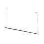 Podélná - LA 1010515 GLENOS® PRO závěsné svítidlo, 1, 5 m, DALI, UGR16, délka závěsu 210 cm, 4000K, 75°, bílá / černá - BIG WHITE (SLV) - foto 2