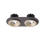 Hranatá - RED R13241 SHARM R II zápustná perleťová zlatá/hnědá 230V LED 2x10W 24° 3000K - RED - DESIGN RENDL - foto 2