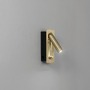 Zapuštěná - FAN INC-DEFOE-ORO Nástěnné zapuštěné svítidlo LED Defoe, nastavitelné, zlatá, 3 W, 300 lm, 3000 K, 14 x 6,7 x 16,9 cm - FANEUROPE - foto 2