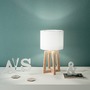 Stolní lampy dekorační - FAN I-BERRY-L Stolní lampa Lume Berry, dřevěná, 1 x E14, 25 x 47 cm - FANEUROPE - foto 2