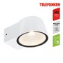 Nástěnná - TF 323006TF TELEFUNKEN LED venkovní nástěnné svítidlo, IP54 voděodolné a prachotěsné, bílý hliník - BRILONER - foto 2